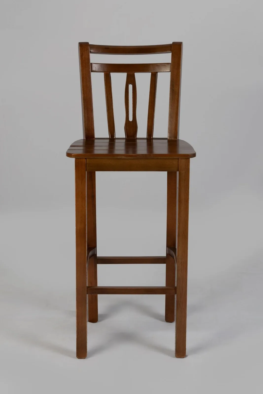 Taburete alto Pequim de madera Noble