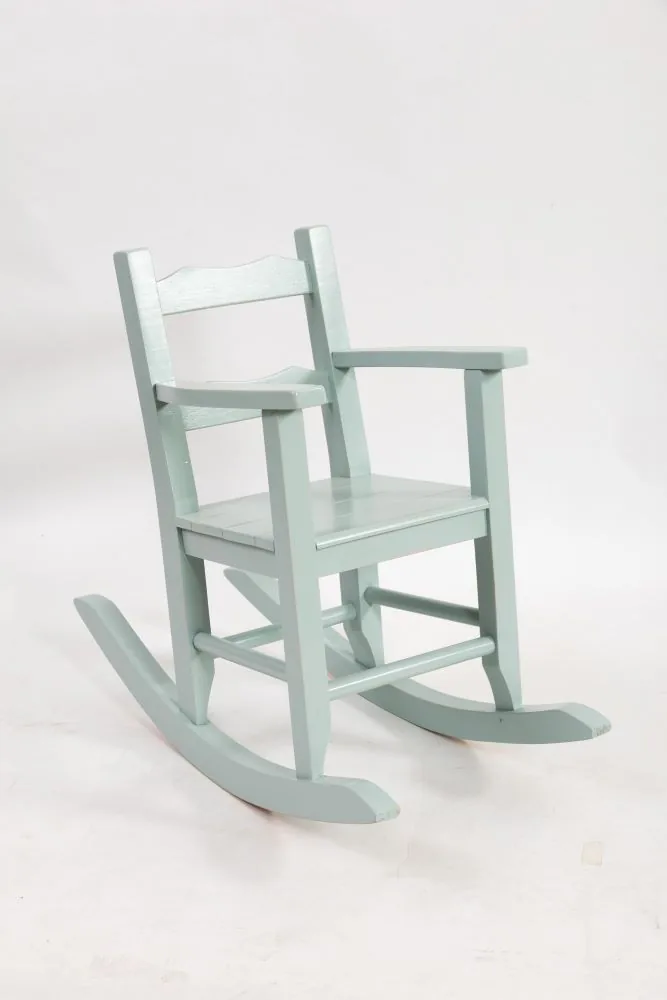 Mecedora infantil madera Reforestación multicolor