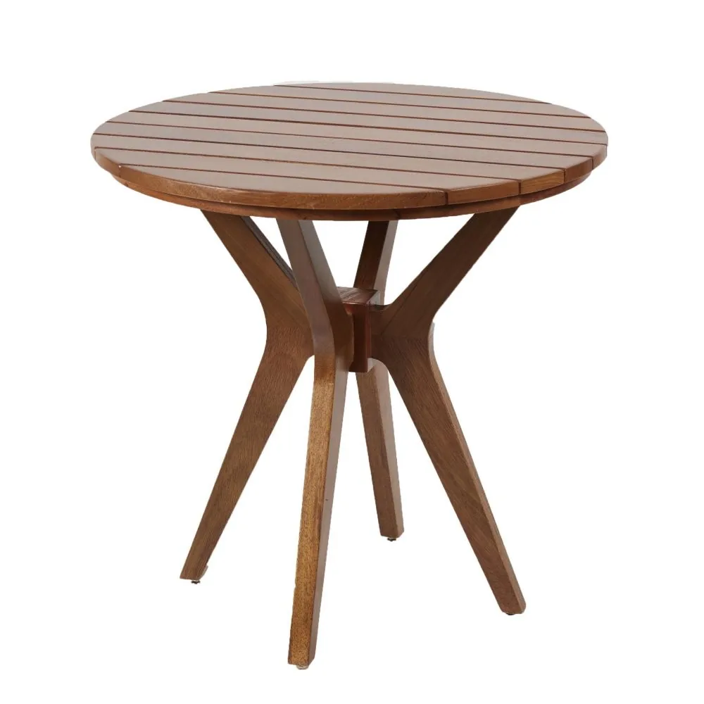 Mesa Jardim 100cm tablero macizo de listones Noble