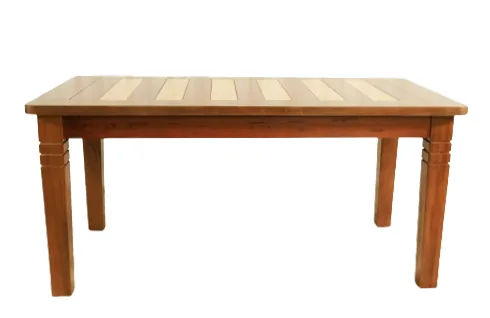 Mesa 90cm X 220cm patas con molduras y tablero de listones Noble