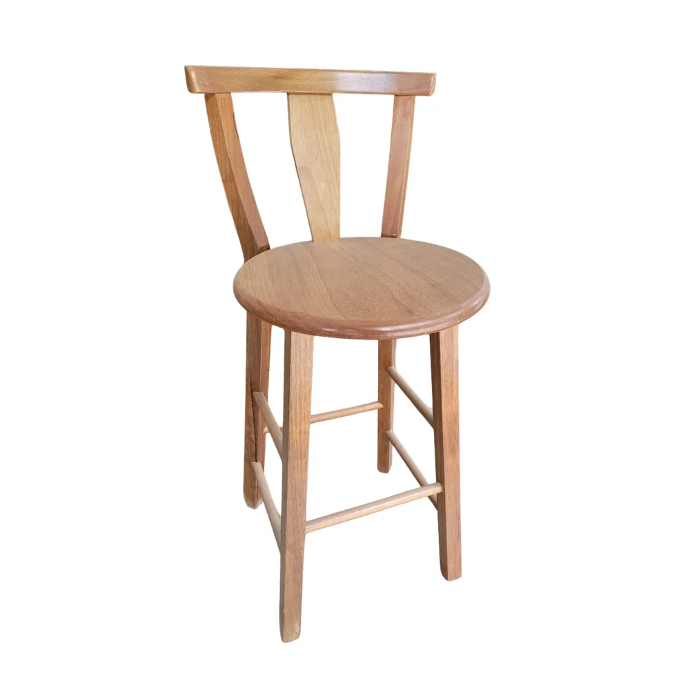 Taburete alto Modelo 2 Noble (Jequitibá)